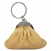 Evening Bags Wholesale - Capri Vintage-Inspired Pear-shape Metal Frame w/ Ring Wristlet Evening Bag - BG-561MCP